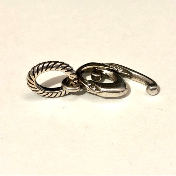 🆕 Brighton Number Nine #9 silver charm with crystals Retired style NWOT - Picture 3 of 4